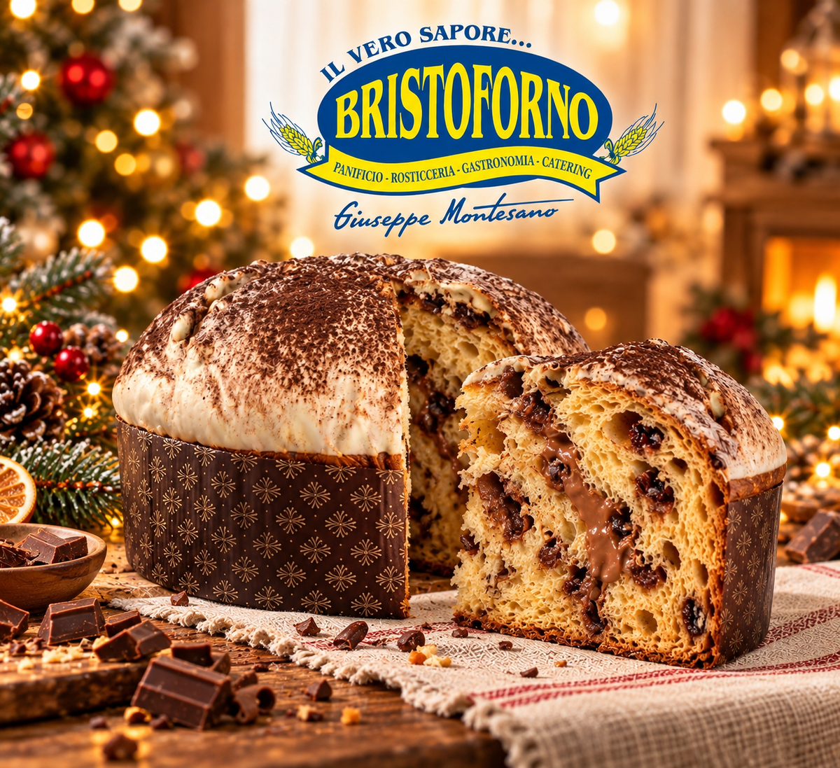 Panettone artigianale al tiramisù